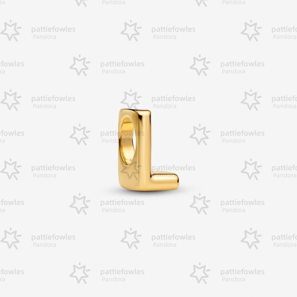 Pandora Letter L Alphabet Mini Charm|Pendant